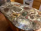 Brown Agate Petrified Wood Dining Table Agate Countertop kitchen Top Home Deco