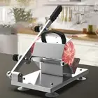 Experience Effortless Slicing with this Adjustable Stainless Steel Meat Slicer