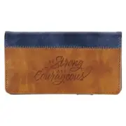 Christian Art Gifts Premium Vegan Leather Scripture Checkbook Cover for Men & Wo