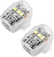 HeiyRC Air 3S Drone Strobe Light, Night Flight FAA Anti Collision Rechargeable LED Lamp for DJI Neo, Avata, Mini 3 Pro, Air 3, 2S, Mavic Mini 2 SE, Mavic 3 Accessory (2pcs)