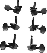 FUTUREORYY Vintage Pegs 6pcs Acoustic Guitar Tuners Chrome Plated for Classical Folk Guitar Strings