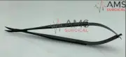 18cm Kamiyama Micro Scissors For Neurosurgery Plasma Coated Straight Handle