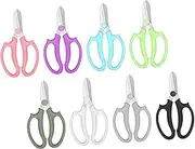 JOINPAYA 8Pcs Trimming Scissors Durable Flower Shears for Gardening Pruning and Floral Arrangements Easy to Maintain Safe Material for Bonsai and Plant Care