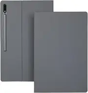 Magnetic Case Suitable for Samsung Galaxy Tab S10 S9 Plus 12.4inch Stand Cover Auto Sleep Wake with Pencil Holder(Gray,S10 Plus 12.4)