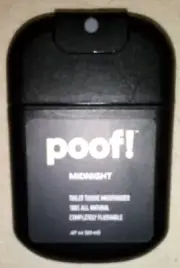 Poof! Midnight Pocket Spray Toilet Tissue Moisturizer - 0.67 OZ.