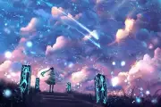 Anime girls hatsune miku Playmat Gaming Mat