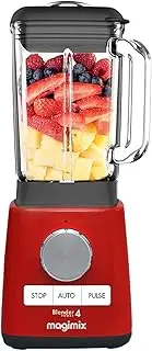 [Magimix] 11629 Power Blender with Quiet Mark Approval, Metal/Glass, 1.3 W, 1.8 liters, Red