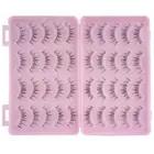 Wispy Fairy False Eyelashes Clear Band Faux Mink Lashes Manga Lashes