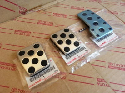Toyota MR2 SW20 SW21 MTM 5-SPEED Aluminum Pedal Set NEW Genuine OEM Parts