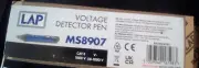 LAP MS8907 VOLTAGE DETECTOR PEN. CAT II 1000V 50-1000V. SOUND & LIGHT INDICATION