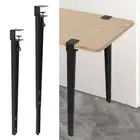 Table Clamp Leg Adjustable Metal Table Leg for Coffee End Tables Office Desk