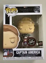 Funko Pop Captain America Upper Deck 1383 Limited Edition Glow Super Chase GITD