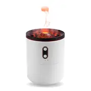 450ml Ultra Quiet 2 Modes Volcano Flame Simulation Air Humidifier - Type C