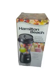 HAMILTON BEACH Personal Blender With Travel 14oz Single Serve - BLACK