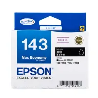 在飛比找momo購物網優惠-【EPSON】NO.143 原廠黑色墨水匣(T143150)