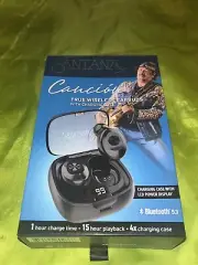 Santana Canción True Wireless Earbuds 15hr Playback Bluetooth Mic Charging Case