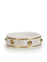 18ct Gold Studded GG Ring