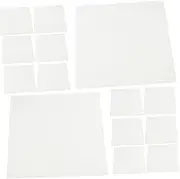 FONDOTIN 100pcs Bird Cage Reusable Paper Mat Thick Urine Pads for Parrots Birds Liner for Birdcage Cushion for Healthy Environment