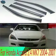 Compatible For Honda Accord 2.4 MK7 2004-2007 2005 2006 Plastic Exterior Visor Vent Shades Window Sun Rain Guard Deflector 4pcs 2005 2006