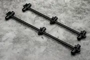 One More Cast Elbowz Black 3 Rod Wide (13.5" & 11.5") //