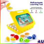 Letters Matching Eggs 26PCS ABC Alphabet Color Recognition Sorter Puzzle Toddler