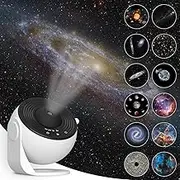 Yiliaw Starry Sky Projector 13 in 1 Planetarium Projector, 360° Rotating Galaxy Projector with Solar System for Bedroom Ceiling, Night Sky Night Light Lamp for Children Adults, Home Cinema