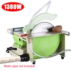 1380W Upgraded Table Saw Jewelry Rock Polishing Buffer Bench Lathe Polisher 220V