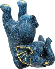 GRIRIW Adorable Elephant Glasses Stand Decorative Eyeglasses Holder for Desktop Decor Unique present for Glasses Wearers Sturdy and Stylish Animal Display Stand
