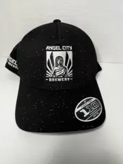 Travis Mathew Angel City Brewery SnapBack Flexfit Hat New With Tag Black OS