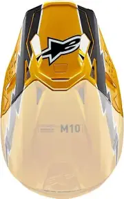Alpinestars 8980623-1414-OS S-M10 VISOR AMPRESS BLACK/ORANGE GLOSSY
