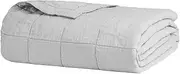 Bambury Linen Quilted Coverlet, Queen/King Bed, Silver