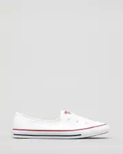 [Converse] Converse Women's All Star Ballet Lace Shoes in White Size 6 6 White