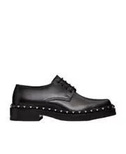 Valentino Garavani M-Way Rockstud Slip-On Derby Shoes 39,40,41.5,41,42 black
