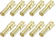 uxcell 10 Pcs Banana Plugs Connector 5mm Male Banana Plug for Speaker Wire RC Battery ESC Motor