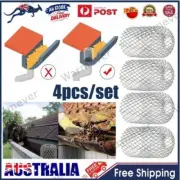 4Pcs Metal Mesh Gutter Leaf Debris Mud Trap Guards Drain Pipe Cover Downpipe AU