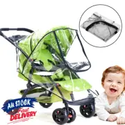 Buggy Pram Rain Cover for Pushchair Stroller Weather Shield AU Universal