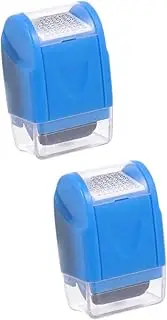 TEHAUX 2 Pcs Practical Roller Seals Creative Stamps Recyclable Code Seals for Paper