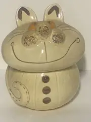 Vintage Cheshire Cat From Alice In Wonderland Cookie Jar