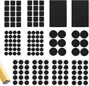 152PCS Furniture Pads, Chair Leg Self Adhesive Furniture Pads Rubber Chair Feet, Anti Scratches for Floor,Non Slip Chair Leg Floor Protectors.