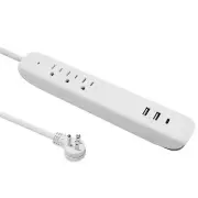 MICMI Power Strip with USB C Surge Protector With Extension Cord 4ft, ETL Listed