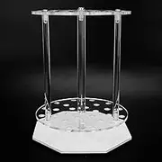 Pipette Rack with 28 Holes, Round Disc Stand for Test Tubing, Laboratory Equipment