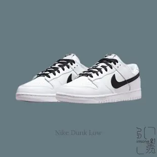 NIKE DUNK LOW RETRO 白 黑勾 反轉熊貓 男 DJ6188-101【Insane-21】