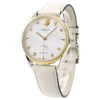 在飛比找Yahoo!奇摩拍賣優惠-GUCCI YA126348 古馳 手錶 40mm 白色面盤