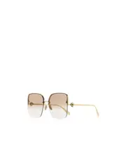 gradient oversize-frame sunglasses One size Brown