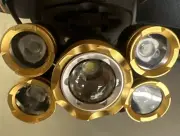 Danforce Camouflaged Headlamp Ultra Bright USB Rechargeable Head Lamp. Tactical