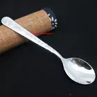 Solid 999 Fine Silver Spoon Lucky Fish Pattern Dinner Spoon 5.31inch Length