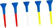 5pcs Soft Rubber Set Ball Studs Golfing Tee Nails for Professional Golfing Practice Random Color