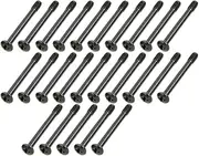 EACTEL 25Pcs 6-32x30mm Cooler Radiator Water Screw Cooling Fan DIY Computer Screw for PC Case Video Card