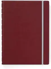 Filofax Classic Bright's A4 Ruled Notebook, Burgundy