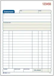 Libro De Declaraciones De Tops, Autocopiativo De 2 Partes, Blanco/canario, 5-...